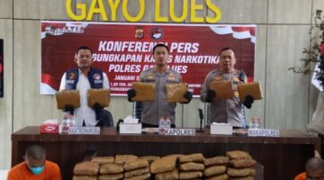Kapolres Gayo Lues Pimpin Tim Satresnarkoba Hancurkan Ladang Ganja di Empat Kawasan Pegunungan Gayo
