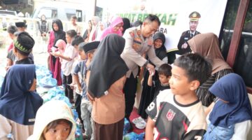 Jumat Berkah, Sentuhan Kasih Kapolres Aceh Tenggara Hangatkan Hati Anak Yatim Piatu
